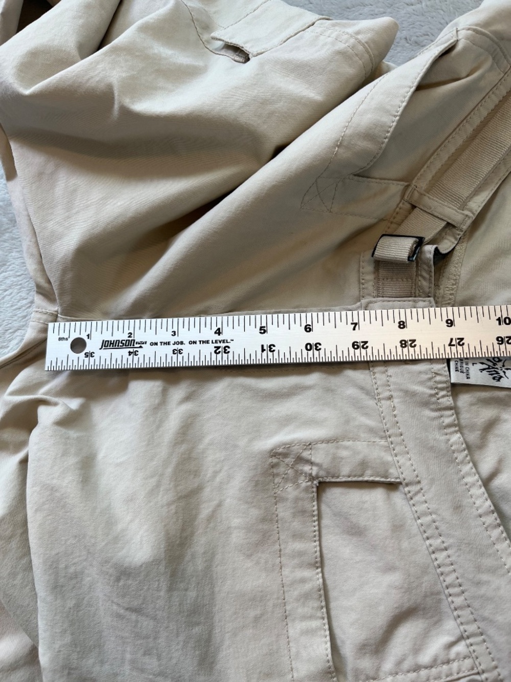 prAna Breathe sz L Lightweight Performance Cargo Hiking Pants Gorpcore EUC - Picture 9 of 14